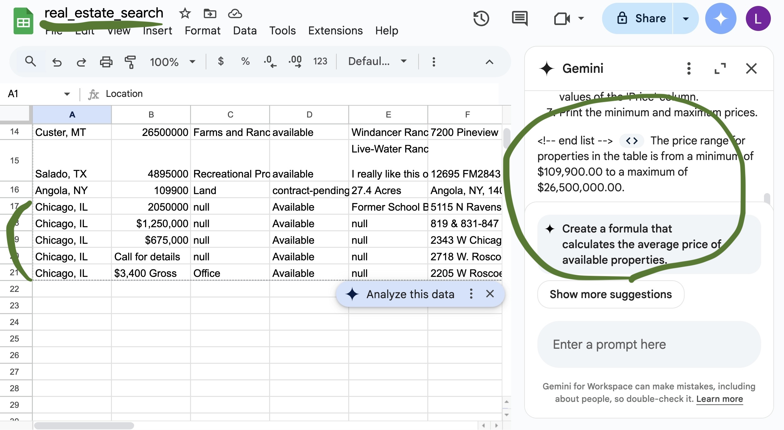 Step 5: View results in your Sheet