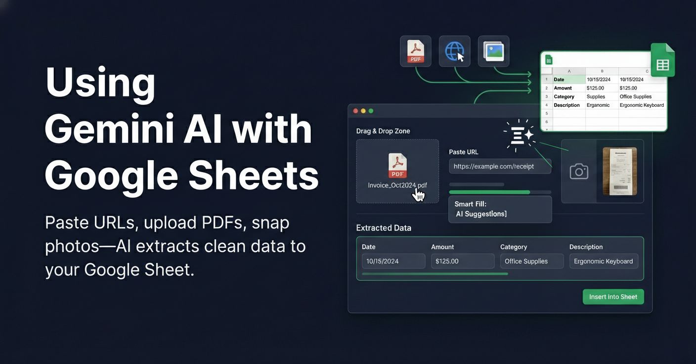 Using Gemini AI with Google Sheets