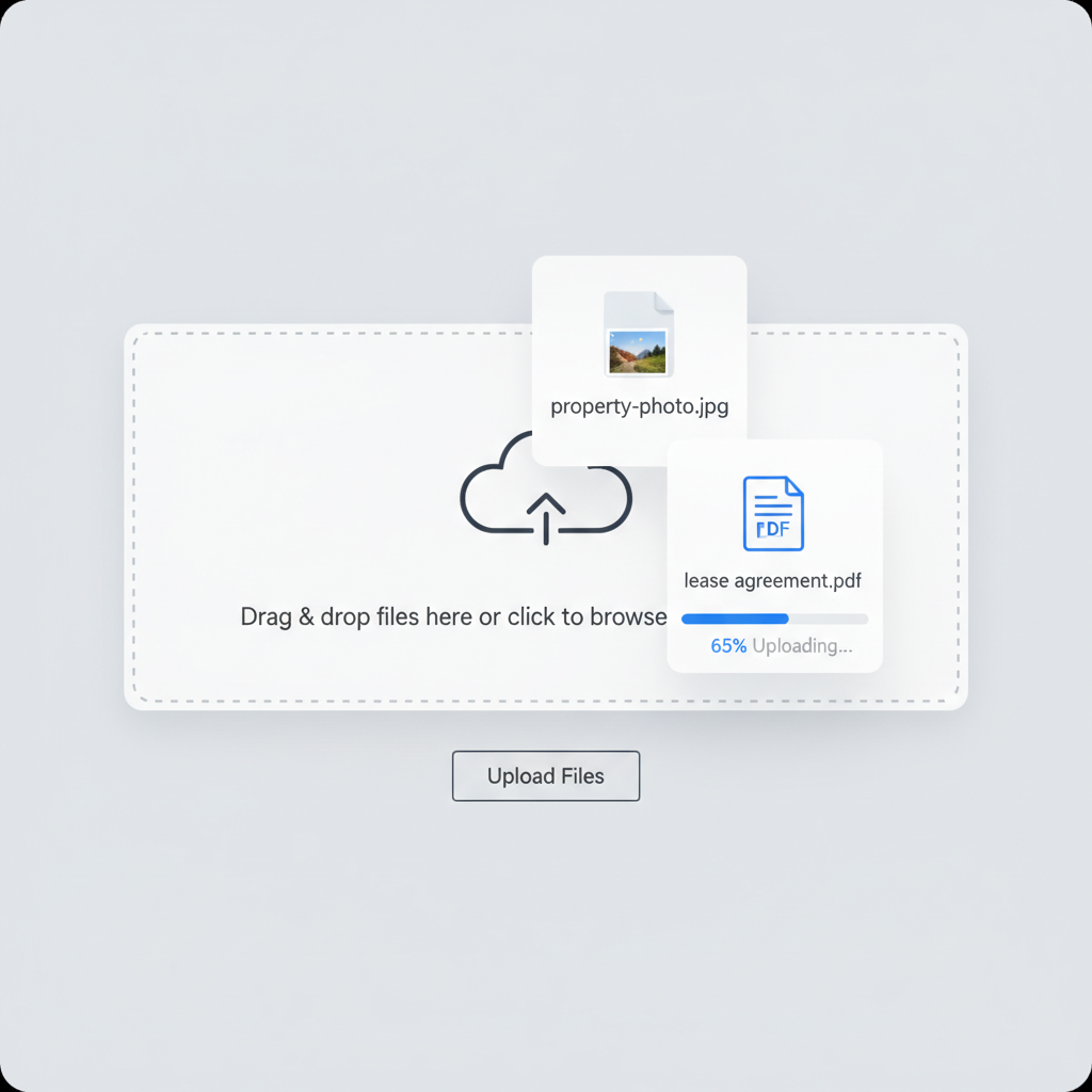 Drag and drop files when adding spreadsheet rows